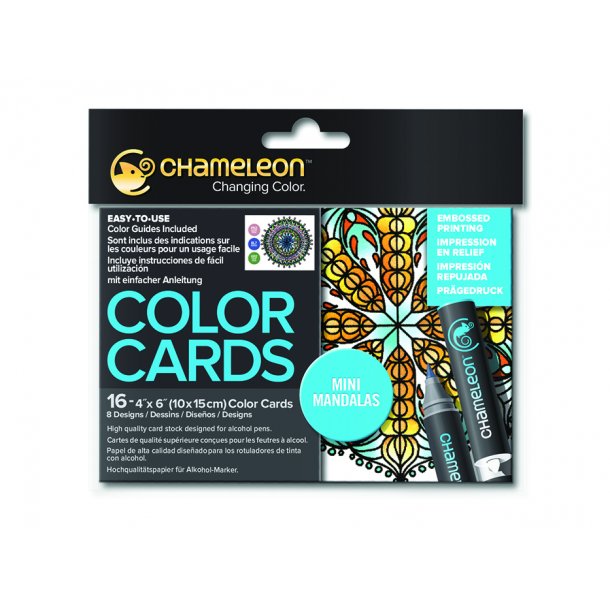 Chameleon Embossed Color Cards - Mini